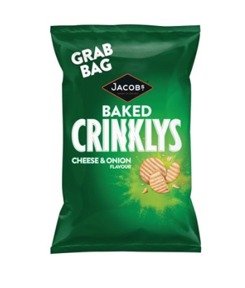 Mini Cheddars Cheese and Onion Crinklys 30x45g